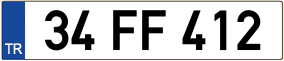 Truck License Plate